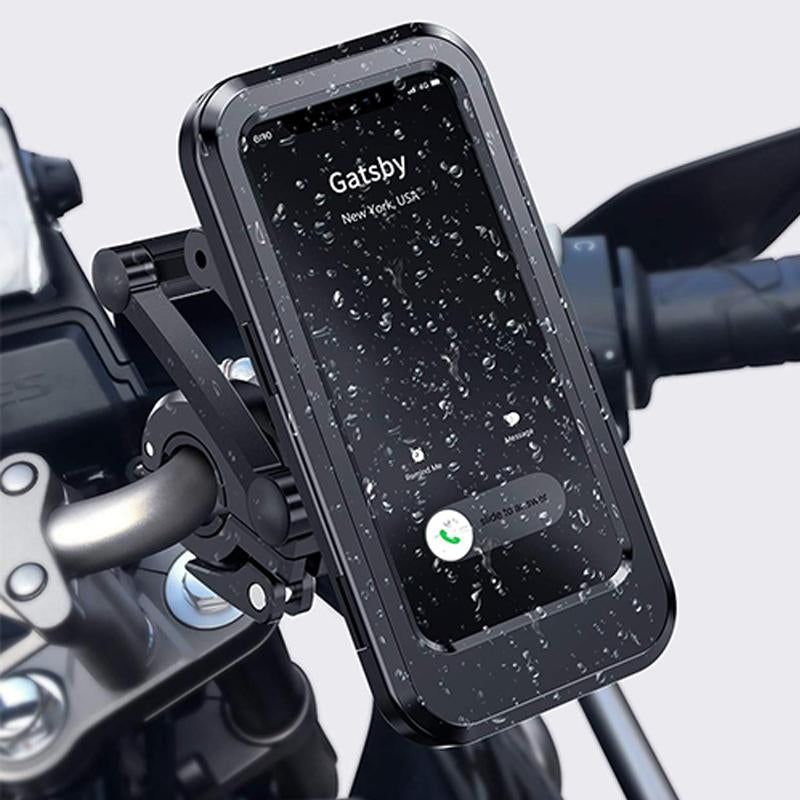 Soporte Celular 360° Impermeable Para Moto y Bicicleta