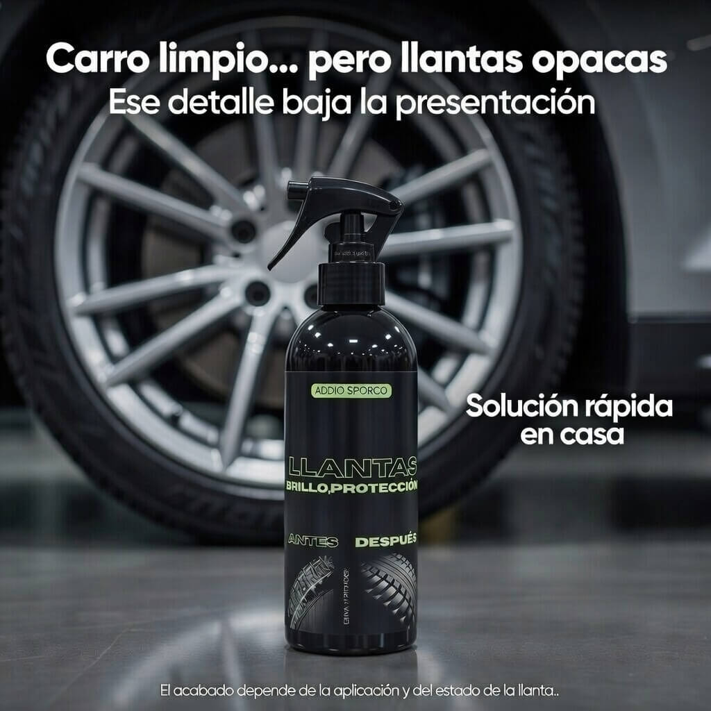 Revestimiento para Llantas Ónix 500ml + Esponja aplicadora
