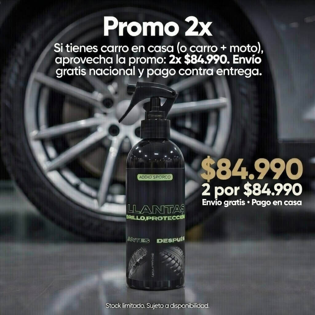 Revestimiento para Llantas Ónix 500ml + Esponja aplicadora